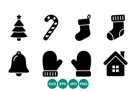 Black Christmas Icons Tree Candy Cane Embroidery Design Review