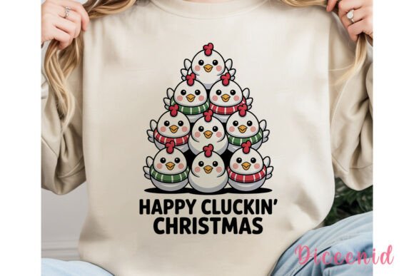 Christmas Chicken Tree PNG Clipart: A Festive Illustration for Creative Branding