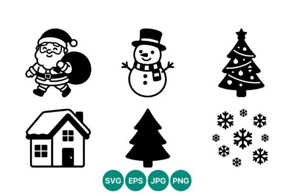 Christmas Icons Illustrations: A Festive Design Asset for Content Creators