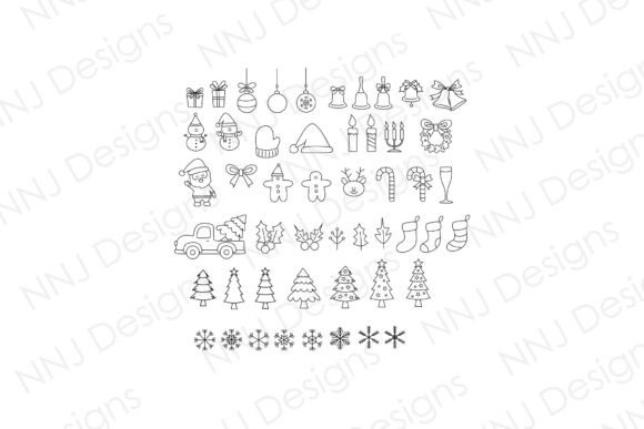 Christmas Outline Decorations SVG: A Designer’s Practical Take