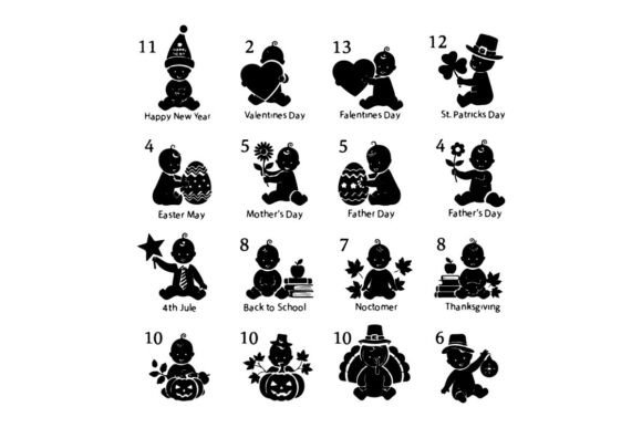 Christmas Tree Silhouette Designs for Ho – A Versatile Illustration Set