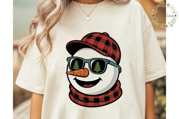 Cool Snowman Christmas PNG Clipart for Festive Branding and Local Business Design