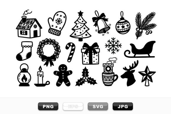 Cozy Christmas Holiday Clipart Set: A Designer’s Take on Seasonal Illustrations
