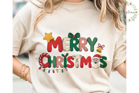 Cozy Knit Merry Christmas Illustrations for Content Creators