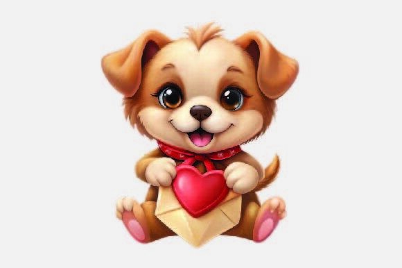 Dog Love Christmas PNG for Embroidery Projects