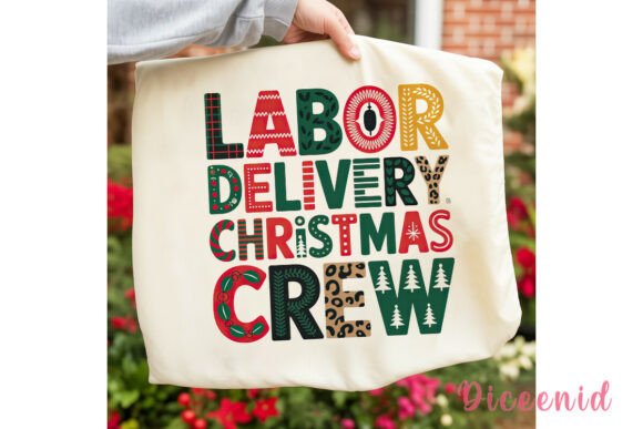Labor Delivery Christmas PNG Clipart: A Festive Graphic Design Asset for Crafters
