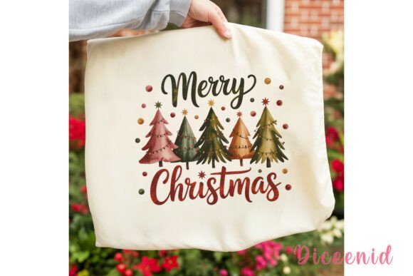 Merry Christmas Cross Sublimation Design for Illustrations